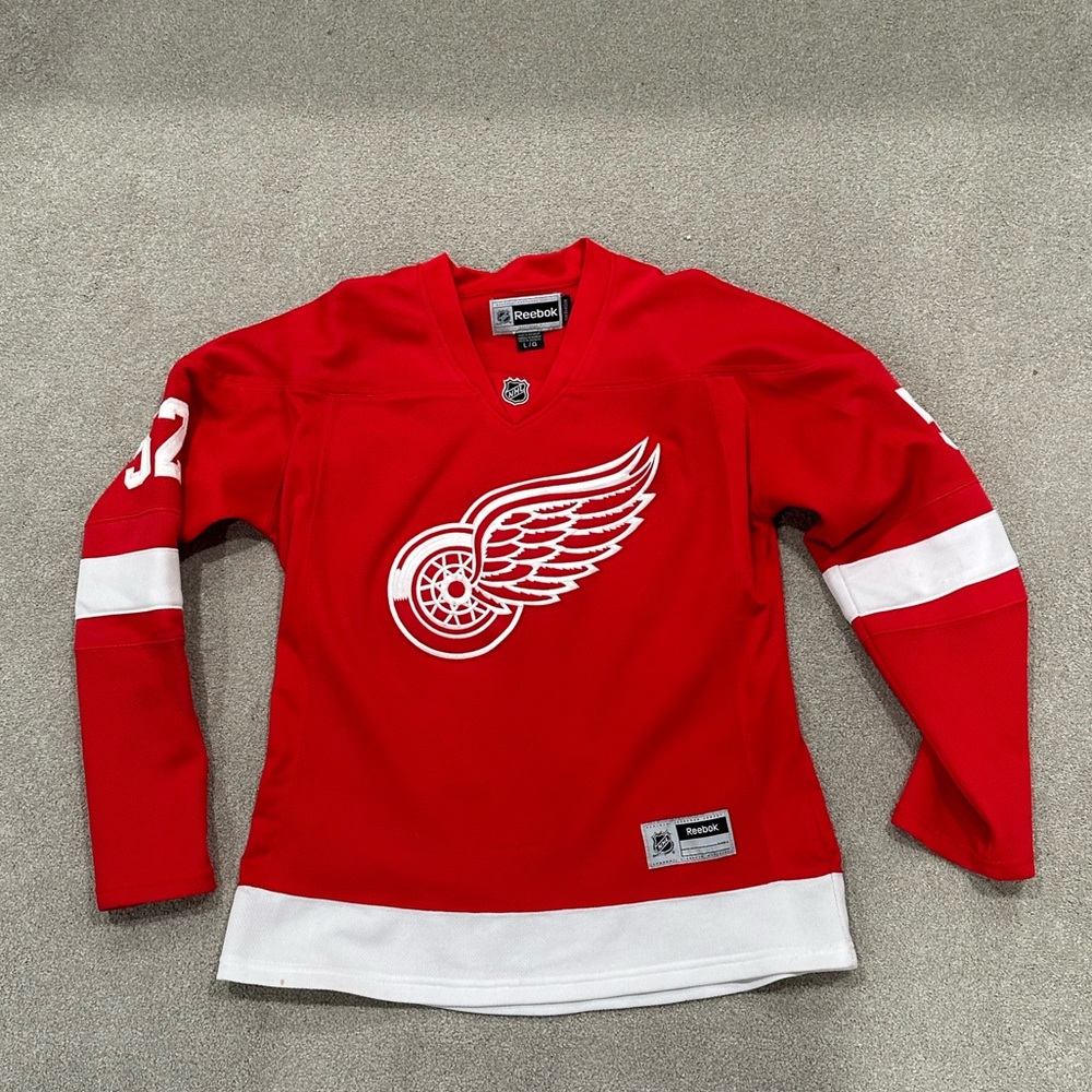 Women’s Fit Large Detroit Red Wings Hockey Jersey
